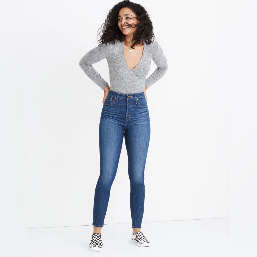 Madewell Tall Curvy High-Rise Skinny Jeans in Moreaux Wash - 29T